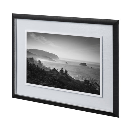 False Klamath Cove by Bisig a Hand Embellished Textured Framed Photo Art Print Matted under Glass by Mercana at Eve Furniture