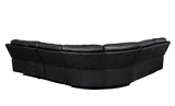 Falun Brown 6-Piece Modular Power Reclining Sectional by Homelegance at Eve Furniture