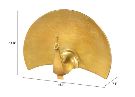 Fan Gold Table Art by Zuomod at Eve Furniture