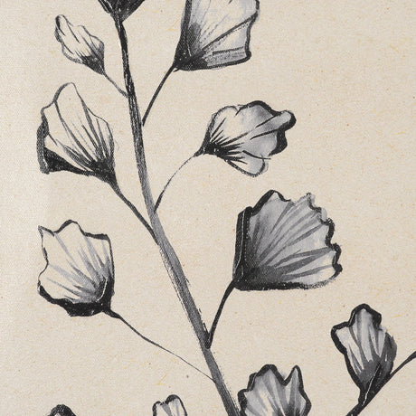 Fan Leaves by Cristina Bartl Villa Hand-Embellished Textured Framed Artwork Matted under Glass by Mercana at Eve Furniture