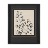 Fan Leaves by Cristina Bartl Villa Hand-Embellished Textured Framed Artwork Matted under Glass by Mercana at Eve Furniture