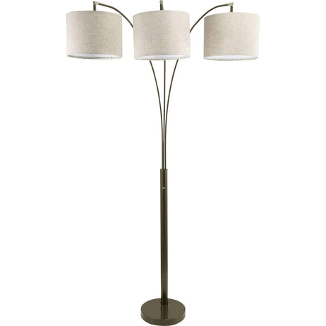 Fanny Brown Floor Lamp by Furniture of America at Eve Furniture