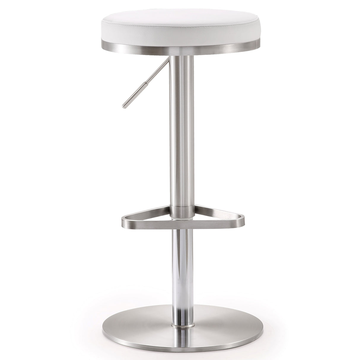Fano Performance Vegan Leather Adjustable Barstool by TOV Furniture at Eve Furniture