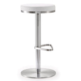Fano Performance Vegan Leather Adjustable Barstool by TOV Furniture at Eve Furniture