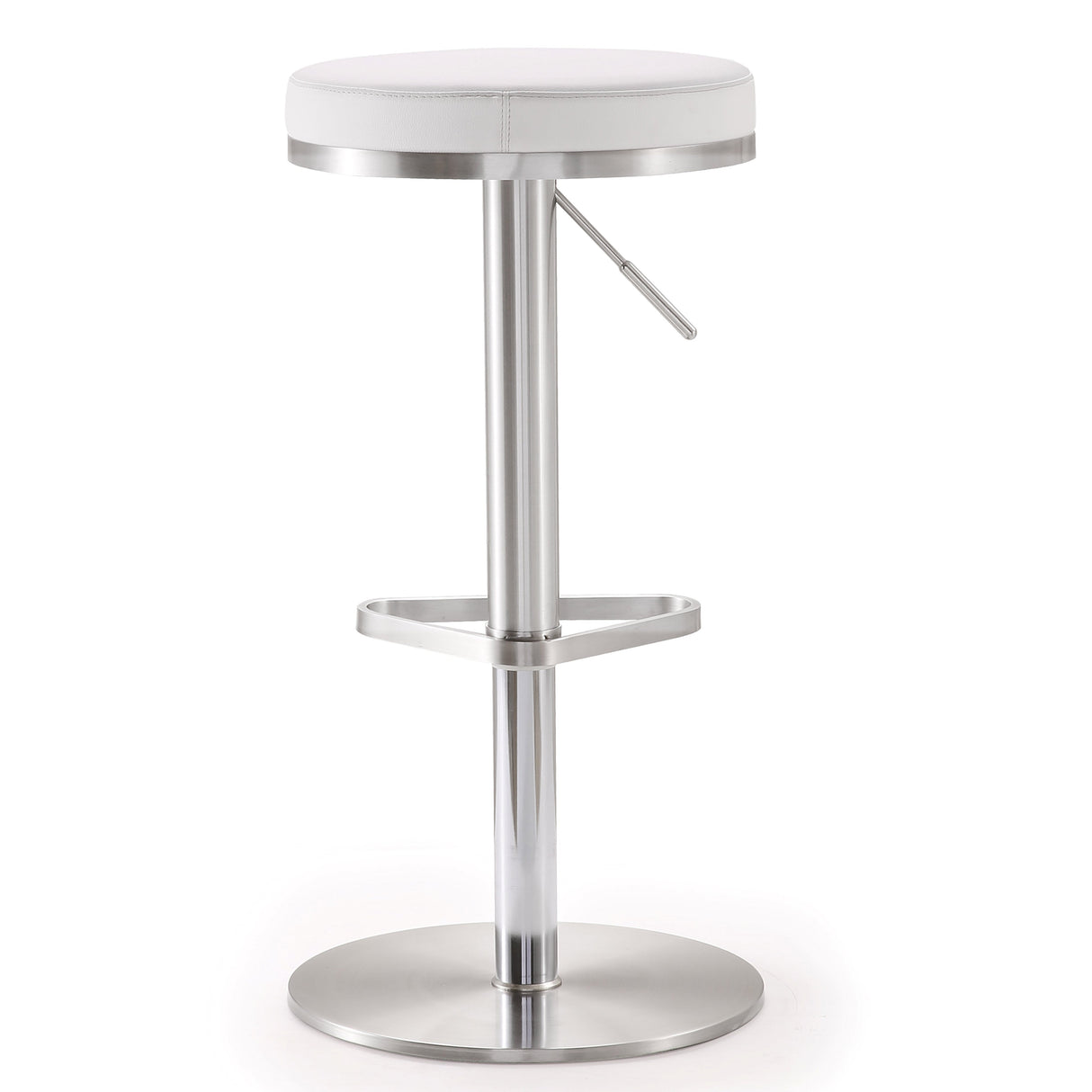 Fano Performance Vegan Leather Adjustable Barstool by TOV Furniture at Eve Furniture