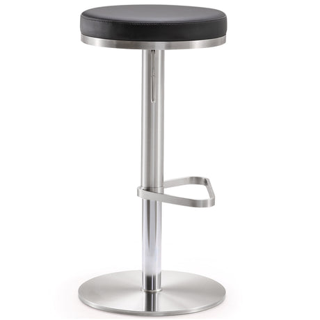 Fano Performance Vegan Leather Adjustable Barstool by TOV Furniture at Eve Furniture