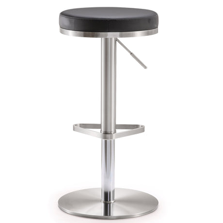 Fano Performance Vegan Leather Adjustable Barstool by TOV Furniture at Eve Furniture