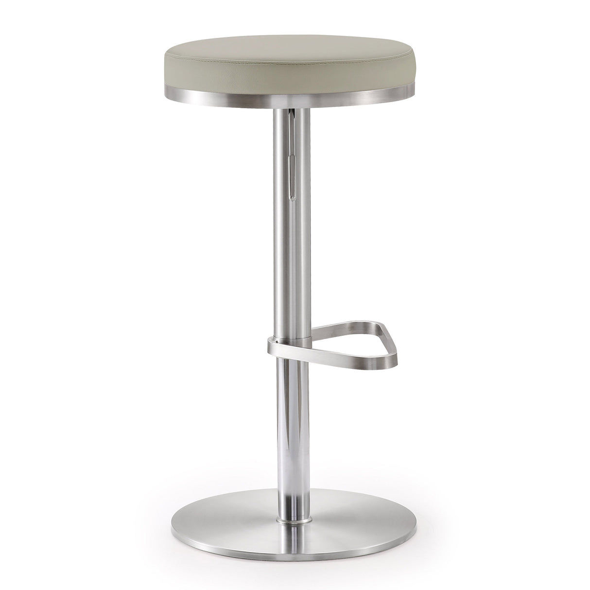 Fano Performance Vegan Leather Adjustable Barstool by TOV Furniture at Eve Furniture
