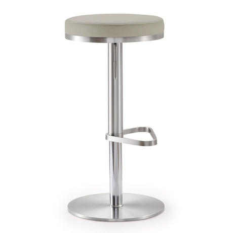 Fano Performance Vegan Leather Adjustable Barstool by TOV Furniture at Eve Furniture