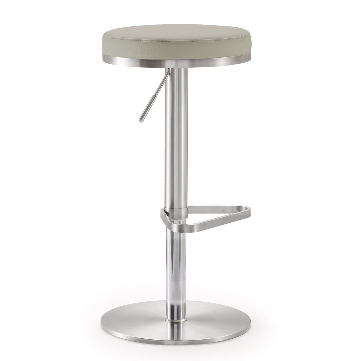 Fano Performance Vegan Leather Adjustable Barstool by TOV Furniture at Eve Furniture