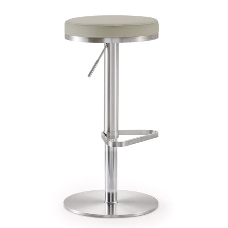 Fano Performance Vegan Leather Adjustable Barstool by TOV Furniture at Eve Furniture