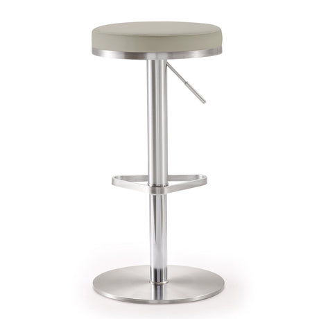 Fano Performance Vegan Leather Adjustable Barstool by TOV Furniture at Eve Furniture