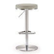 Fano Performance Vegan Leather Adjustable Barstool by TOV Furniture at Eve Furniture