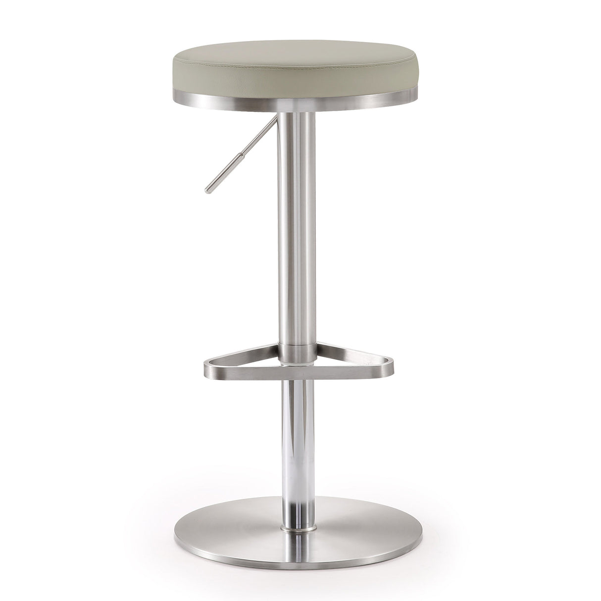 Fano Performance Vegan Leather Adjustable Barstool by TOV Furniture at Eve Furniture