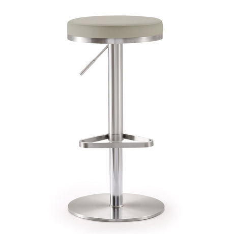 Fano Performance Vegan Leather Adjustable Barstool by TOV Furniture at Eve Furniture