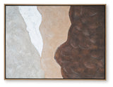 Fanthorne Tan/Brown/White Wall Art by ASHLEY FURNITURE at Eve Furniture