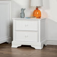 Fanton White Night Stand by Furniture of America at Eve Furniture