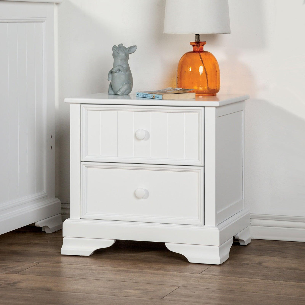 Fanton White Night Stand by Furniture of America at Eve Furniture