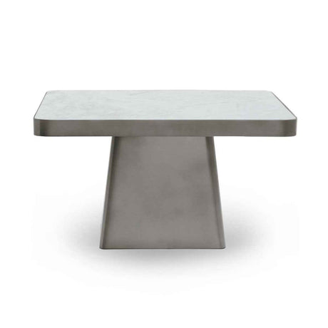 Far Coffee Table - White/Slate Gray by Classic Home at Eve Furniture
