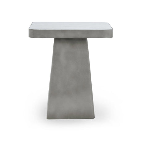 Far White/Slate Gray End Table by Classic Home at Eve Furniture