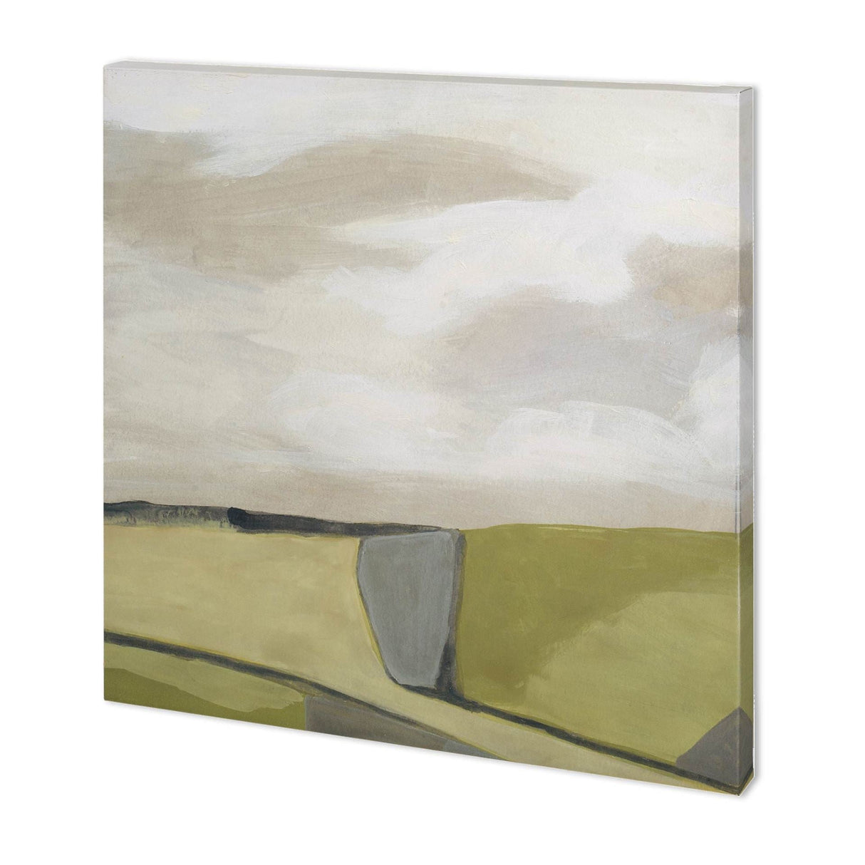 Far Fields II by June Vess a Hand Embellished Textured Canvas by Mercana at Eve Furniture