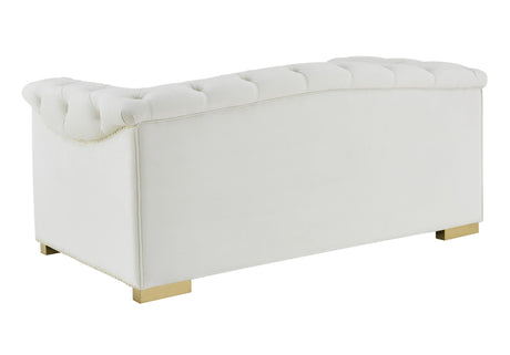 Farah Velvet Loveseat by Inspire Me! Home Decor by TOV Furniture at Eve Furniture