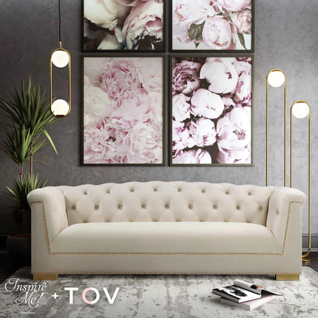 Farah Velvet Sofa by TOV Furniture at Eve Furniture