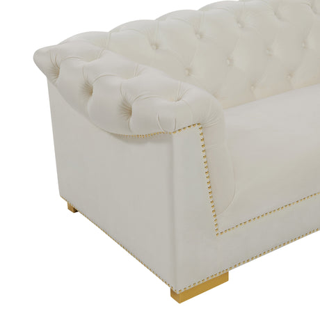 Farah Velvet Sofa by TOV Furniture at Eve Furniture