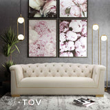 Farah Velvet Sofa by TOV Furniture at Eve Furniture