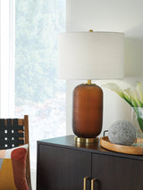 Farberman Amber Table Lamp