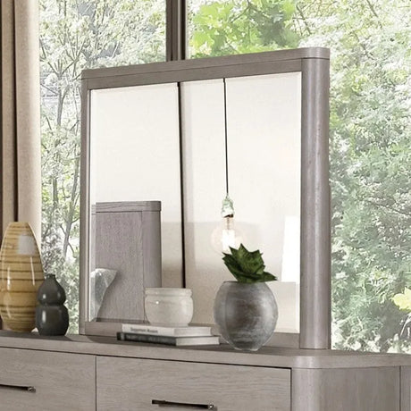 Fareham Oak 4-Piece Queen Bedroom Set by Furniture of America at Eve Furniture