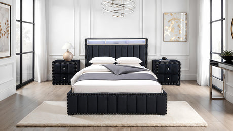 Farese Black Queen Bedroom Set by Furniture of America at Eve Furniture