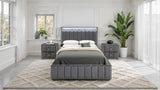 Farese Dark Gray Queen Bedroom Set by Furniture of America at Eve Furniture