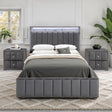 Farese Dark Gray Queen Bedroom Set by Furniture of America at Eve Furniture