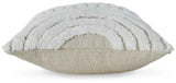 Farissen White/Tan Pillow by Ashley at Eve Furniture