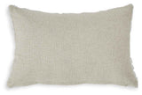 Farissen White/Tan Pillow by Ashley at Eve Furniture