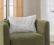 Farissen White/Tan Pillow by Ashley at Eve Furniture