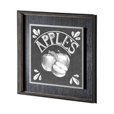 Farm Fresh Apples by Mercana Studio a Hand Embellished Textured Framed Art Print by Mercana at Eve Furniture