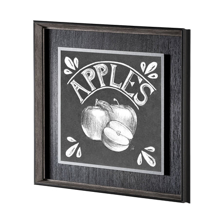 Farm Fresh Apples by Mercana Studio a Hand Embellished Textured Framed Art Print by Mercana at Eve Furniture