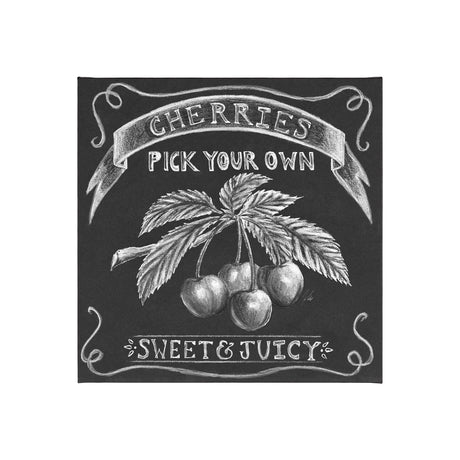 Farm Fresh Cherries by Mercana Studio a Hand Embellished Textured Canvas by Mercana at Eve Furniture