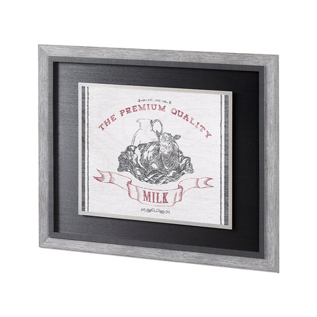 Farm Fresh I by Halle Rakka a Hand Embellished Textured Framed Art Print by Mercana at Eve Furniture