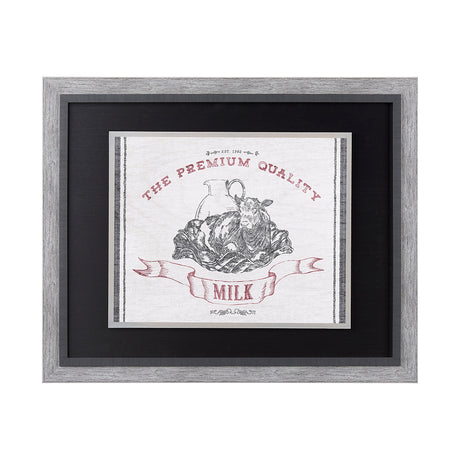 Farm Fresh I by Halle Rakka a Hand Embellished Textured Framed Art Print by Mercana at Eve Furniture