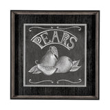 Farm Fresh Pears by Mercana Studio a Hand Embellished Textured Framed Art Print by Mercana at Eve Furniture