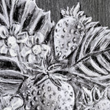 Farm Fresh Strawberries by Mercana Studio a Hand Embellished Textured Framed Art Print by Mercana at Eve Furniture