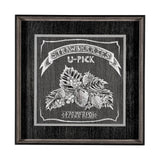 Farm Fresh Strawberries by Mercana Studio a Hand Embellished Textured Framed Art Print by Mercana at Eve Furniture