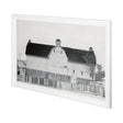 Farm House by Chris Dunker a Hand Embellished Textured Framed Photo Art Print Matted under Glass by Mercana at Eve Furniture