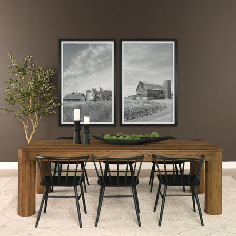 Farm Serenity I by Leda Robertson Textured FramedPhoto Print Matted under Glass by Mercana at Eve Furniture