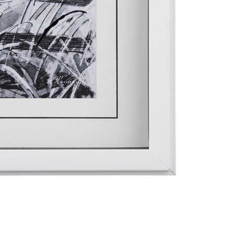 Farm View I by Mercana Studio a Hand Embellished Textured Framed Art Print Matted under Glass by Mercana at Eve Furniture