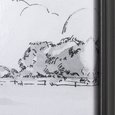 Farm View I by Mercana Studio a Hand Embellished Textured Framed Canvas by Mercana at Eve Furniture