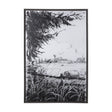 Farm View I by Mercana Studio a Hand Embellished Textured Framed Canvas by Mercana at Eve Furniture